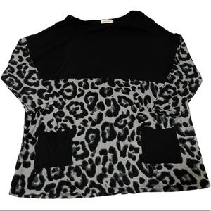 Amaryllis Leopard Tunic With Pockets
